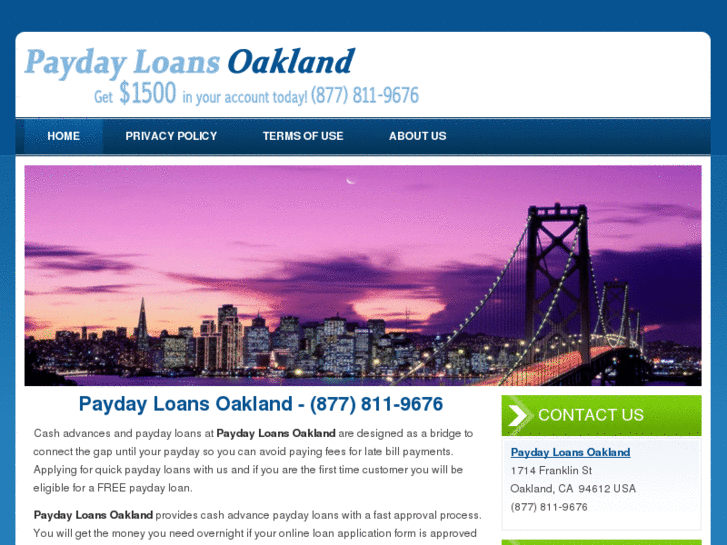 www.paydayloans-oakland.com