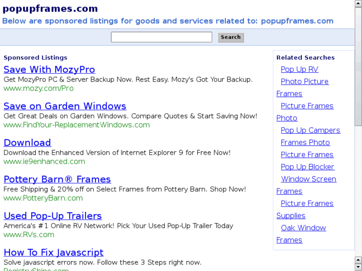 www.popupframes.com