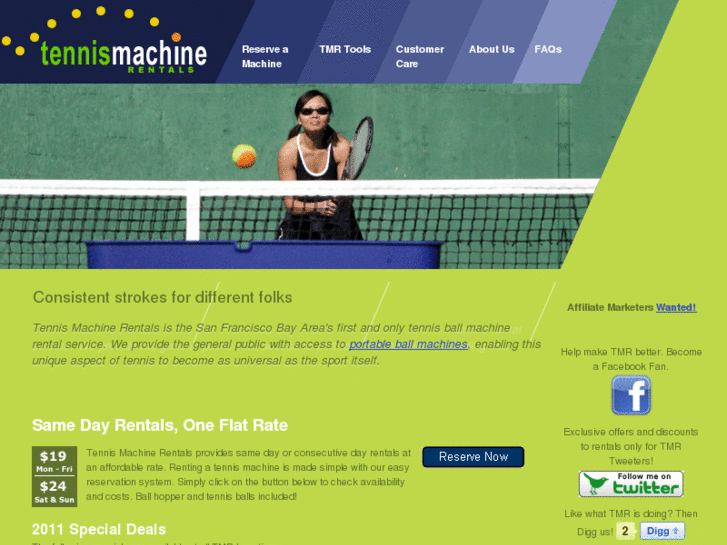 www.tennismachinerentals.com