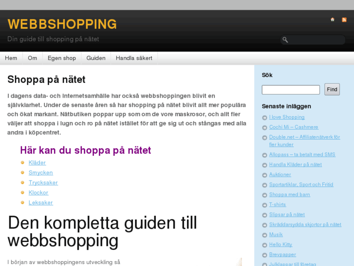 www.webbshopping.se