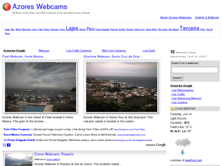 www.azoreswebcams.com