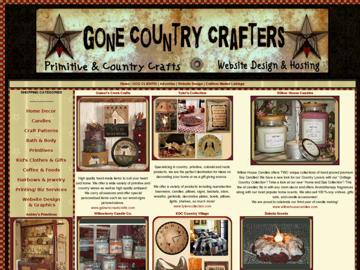 www.gonecountrycrafters.com