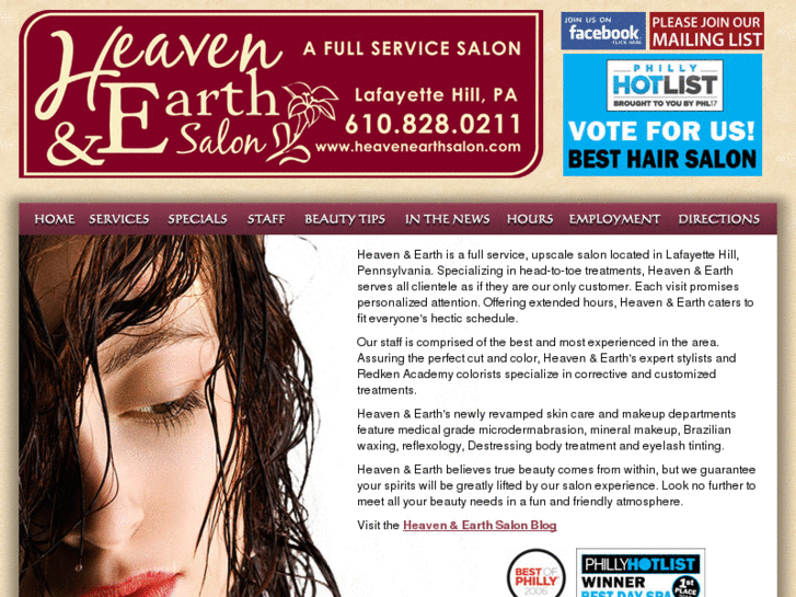 www.heavenearthsalon.com