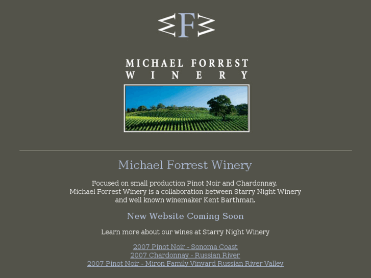 www.michaelforrestwinery.com