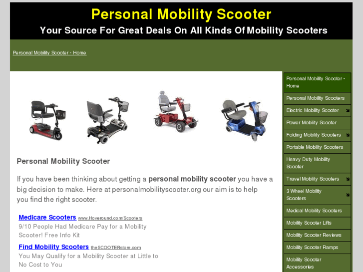 www.personalmobilityscooter.org