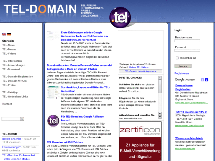 www.tel-domain-forum.at