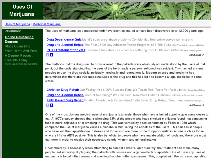 www.usesofmarijuana.com