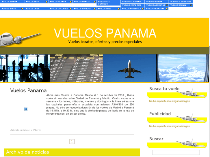 www.vuelospanama.es