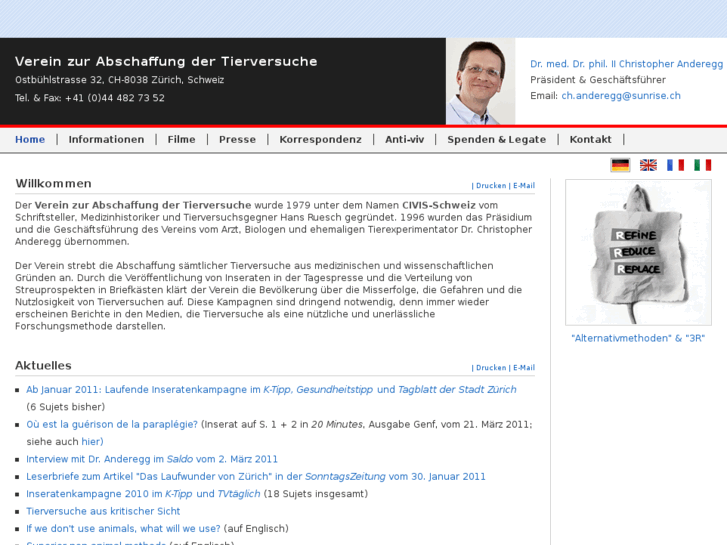 www.animalexperiments.ch