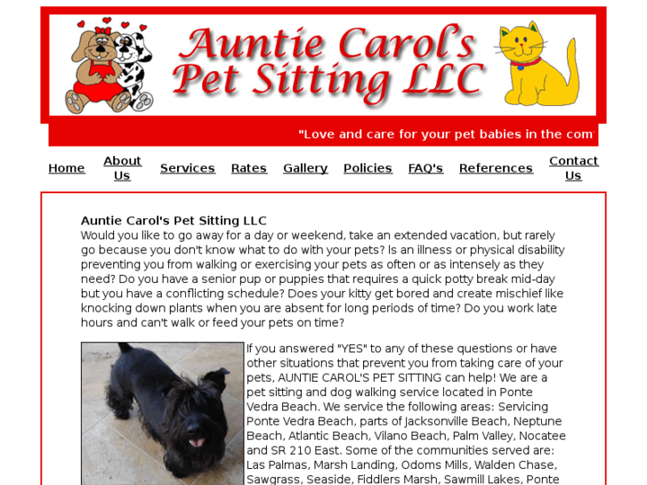 www.auntiecarolspetsitting.com