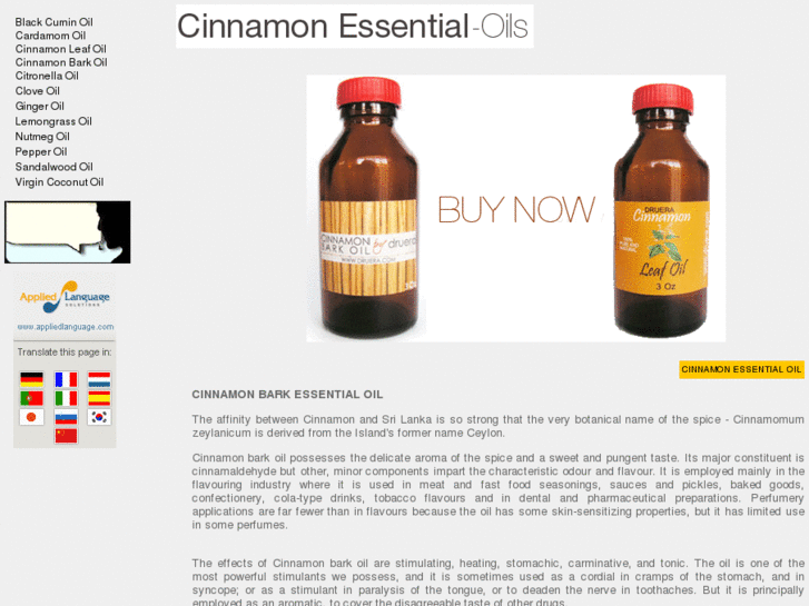 www.cinnamonessentialoils.com