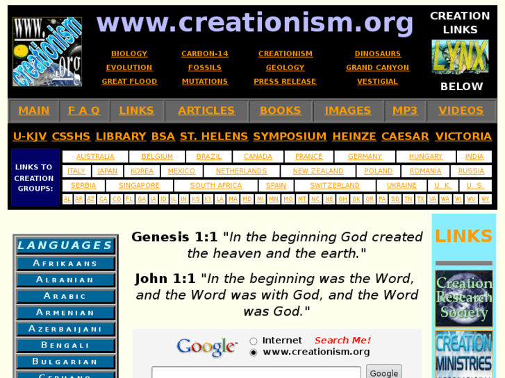 www.creationism.org