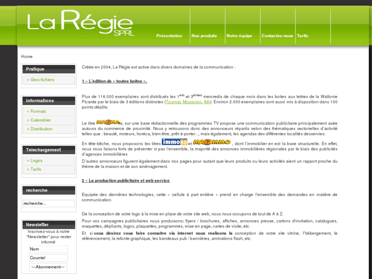 www.laregie.be