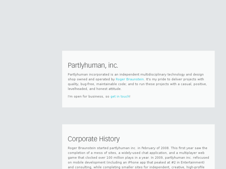 www.partlyhuman.com
