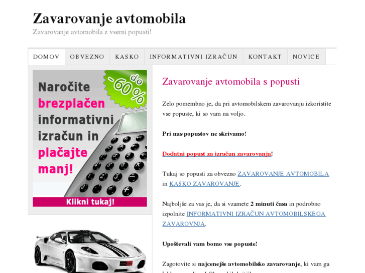 www.zavarovanjeavtomobila.com