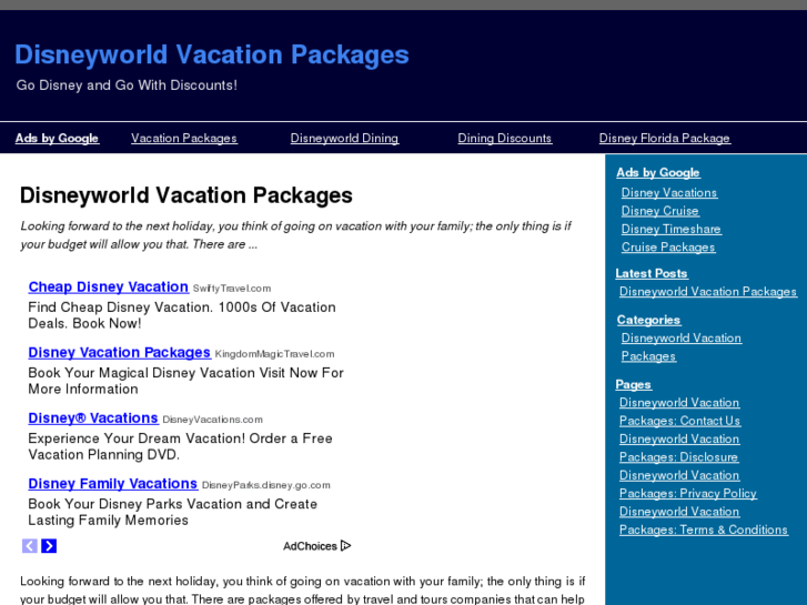 www.disneyworld-vacation-packages.org