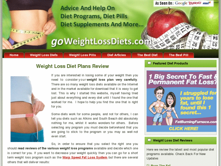 www.goweightlossdiets.com