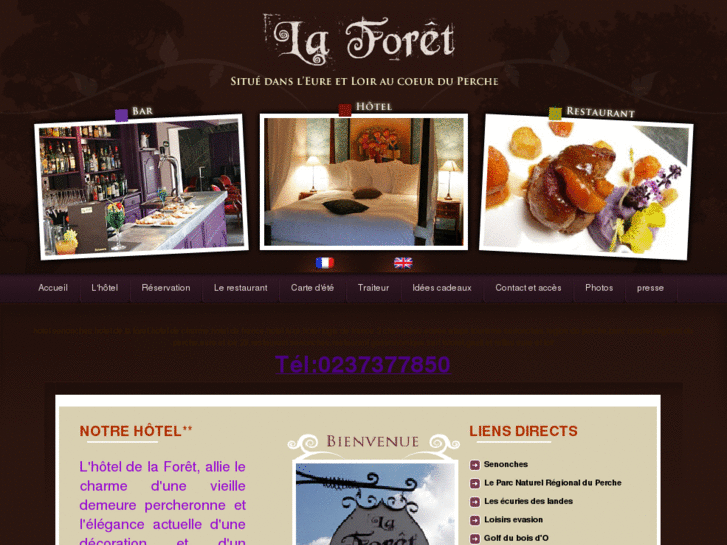 www.hoteldelaforet-senonches.com