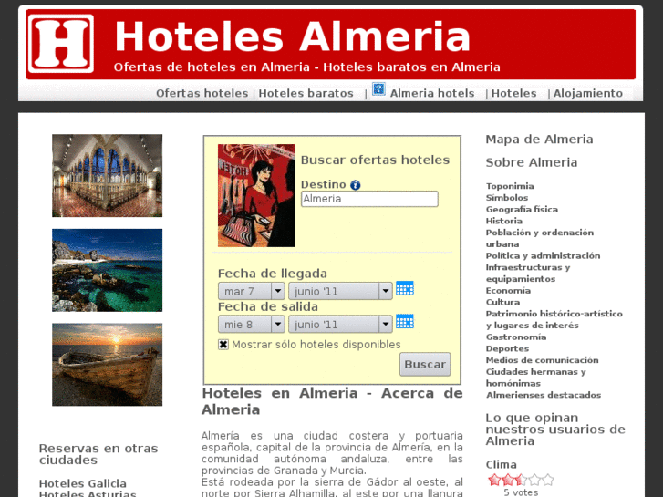 www.hotelesalmeria.org.es