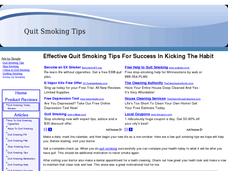 www.smokingquittips.net