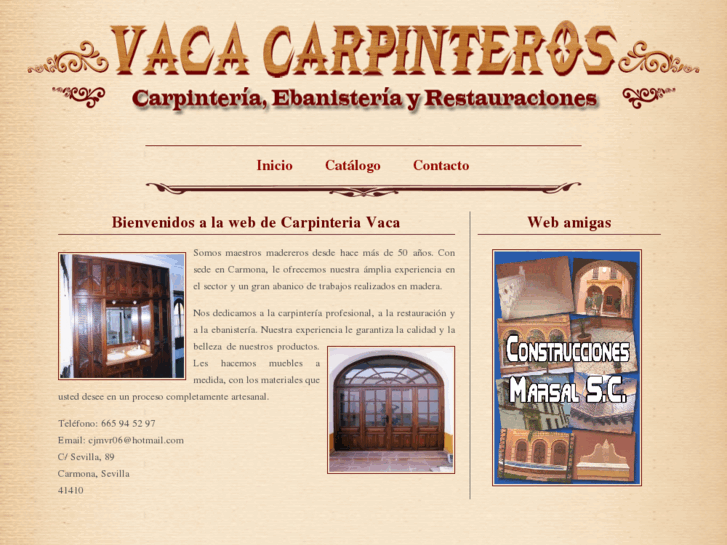 www.vacacarpinteros.com