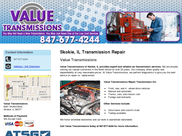 www.valuetransmissionsskokie.com