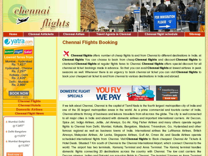 www.chennaiflights.co.in