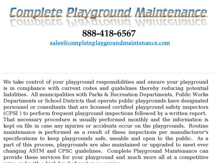 www.completeplaygroundmaintenance.com