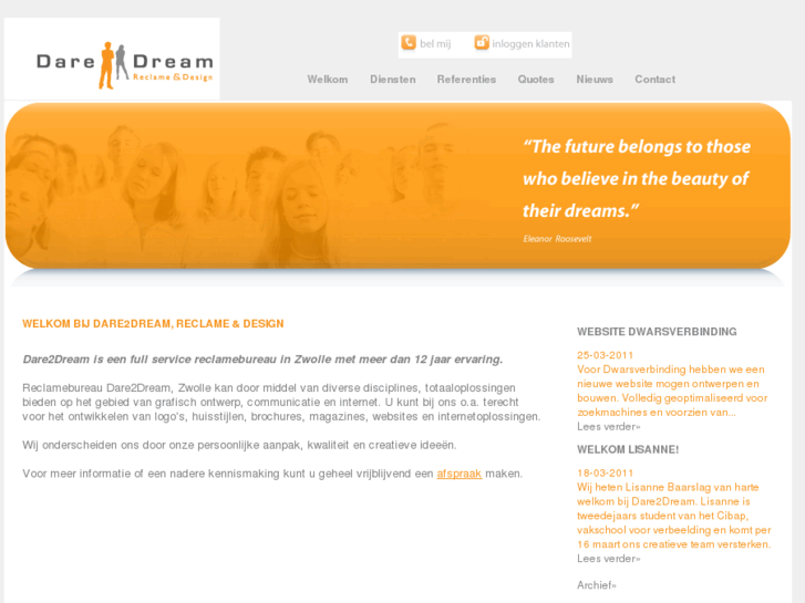 www.dare2dream.nl