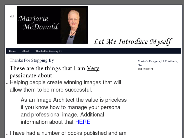 www.marjoriejmcdonald.com