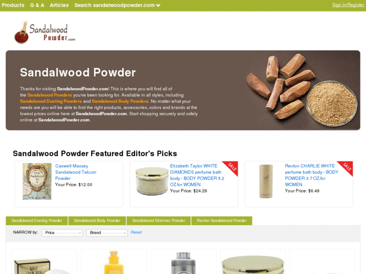 www.sandalwoodpowder.com