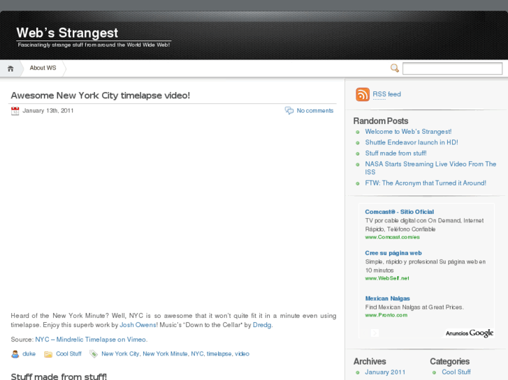 www.websstrangest.com