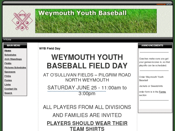 www.weymouthyouthbaseball.com