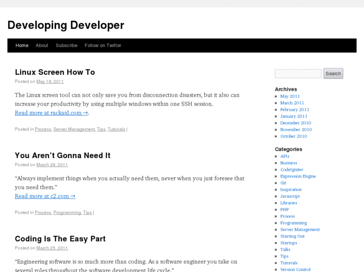 www.developingdeveloper.com