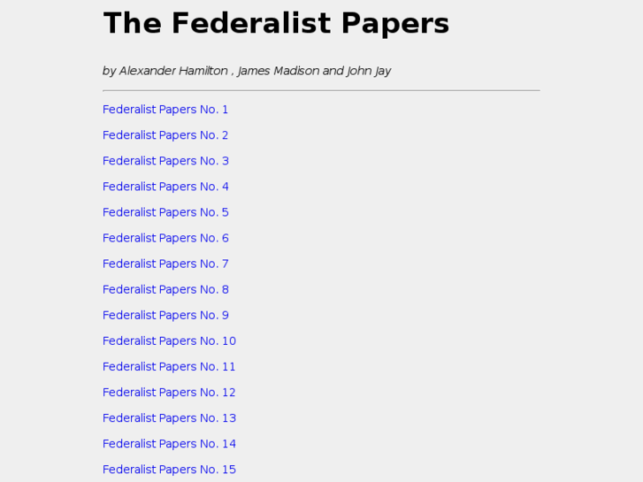 www.federalistpapers.net