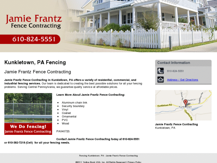 www.frantzfencecontractor.com