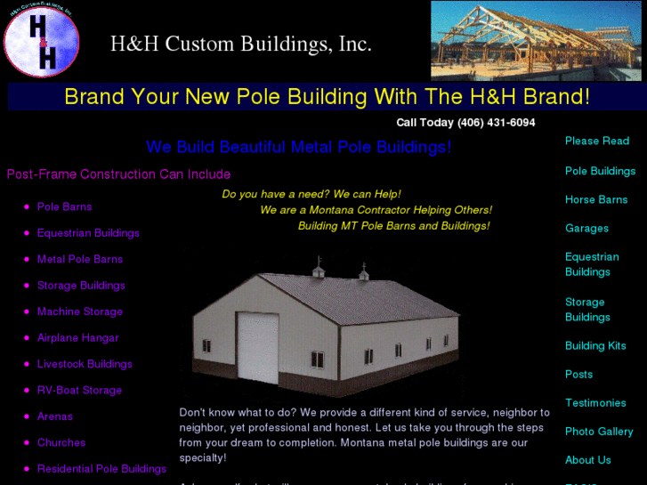 www.handhcustombuildings.com