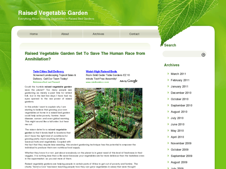 www.raisedvegetablegarden.net