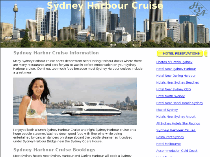 www.sydenyharbourcruise.com