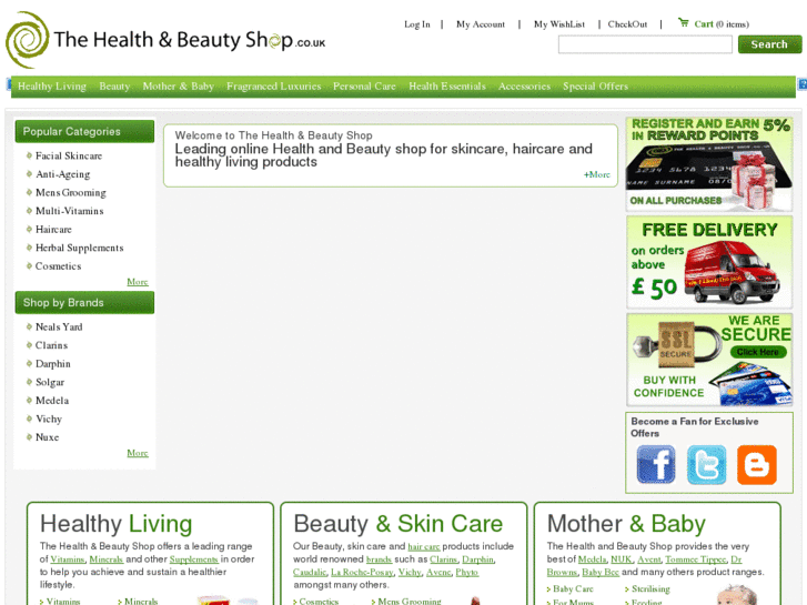 www.thehealthandbeautyshop.com