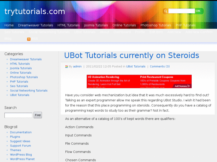 www.trytutorials.com