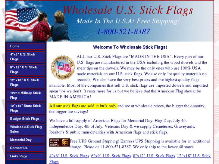 www.wholesalestickflags.com