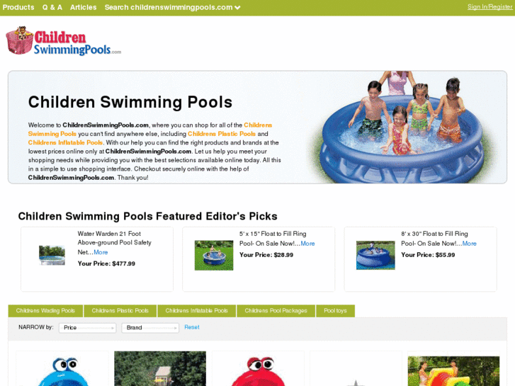 www.childrenswimmingpools.com