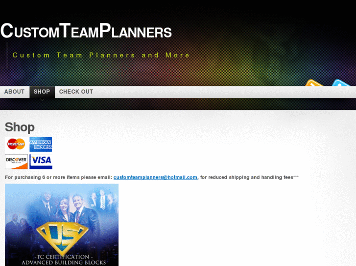 www.customteamplanners.com