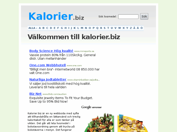 www.kalorier.biz