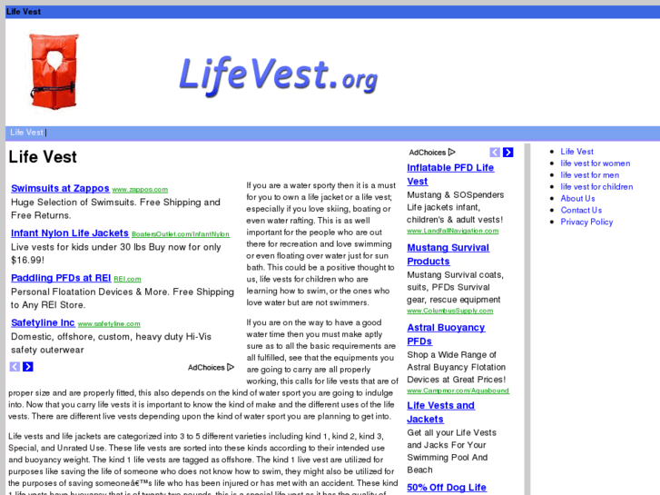 www.lifevest.org