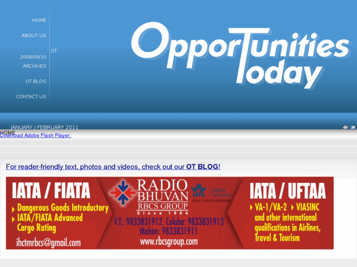 www.opportunitiestoday.co.in