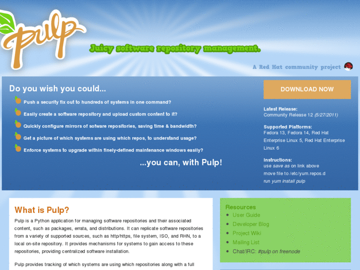 www.pulpproject.org