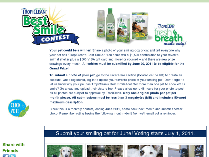 www.tropicleanbestsmile.com