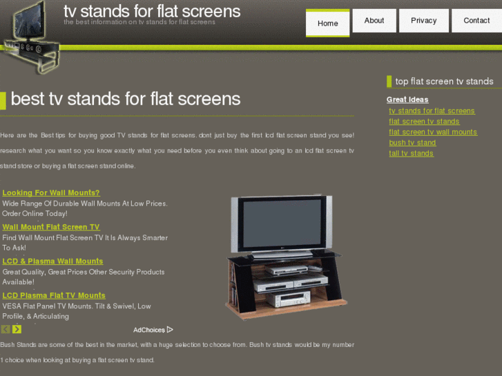 www.tvstandsforflatscreens.com